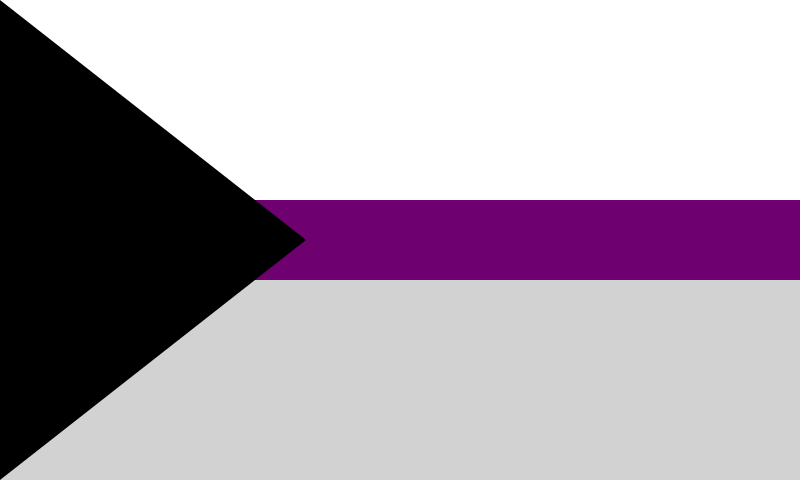 bandera demisexualidad